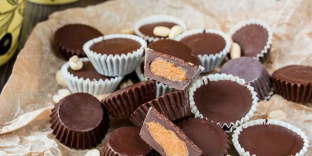 конфеты с арахисовой пастой