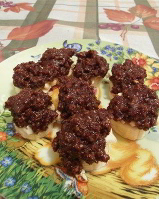 Конфеты с бананом и ореховой пастой