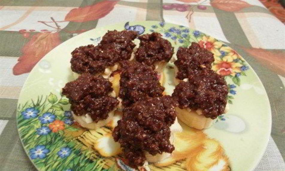 Рецепт конфет с бананом и ореховой пастой