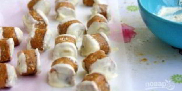 конфеты с банановой начинкой