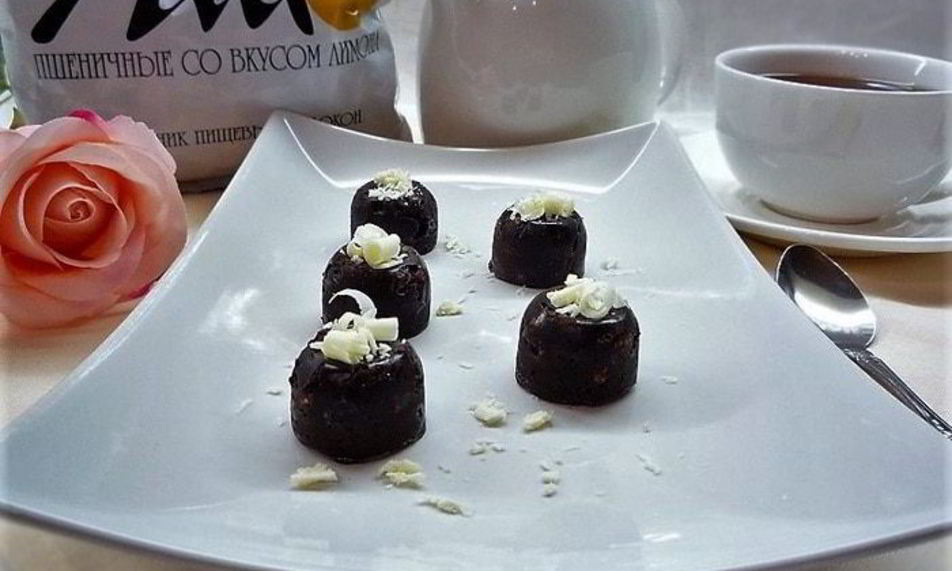 Рецепт конфет с вяленой вишней и отрубями