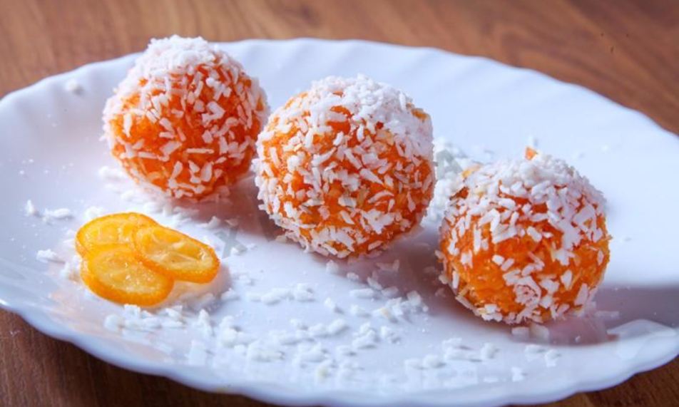 Рецепт морковных рафаэлло