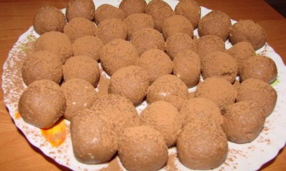 Рецепт трюфельных конфет иза малюток