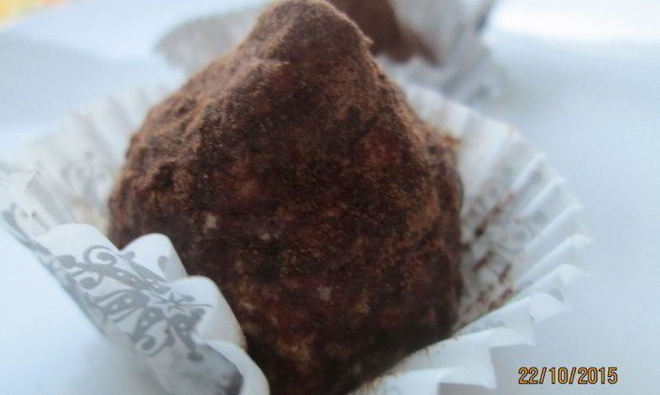 Рецепт творожных конфет с тыквой и хурмой