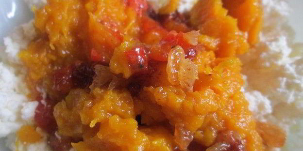 творожные конфеты с тыквой и хурмой