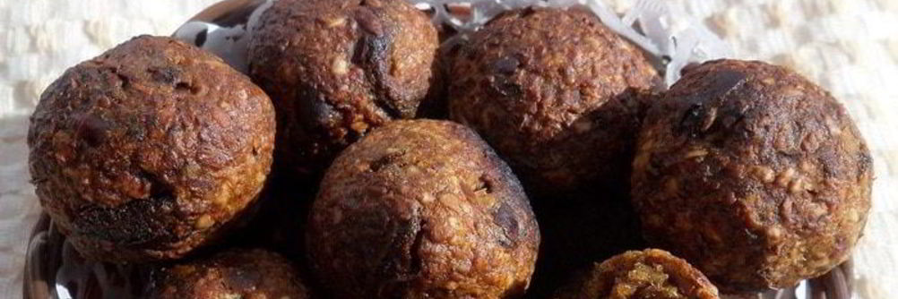 Запеченные шарики-конфеты