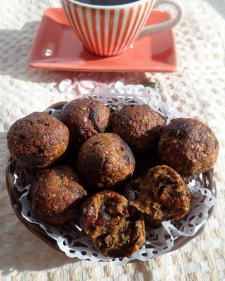 Запеченные шарики-конфеты