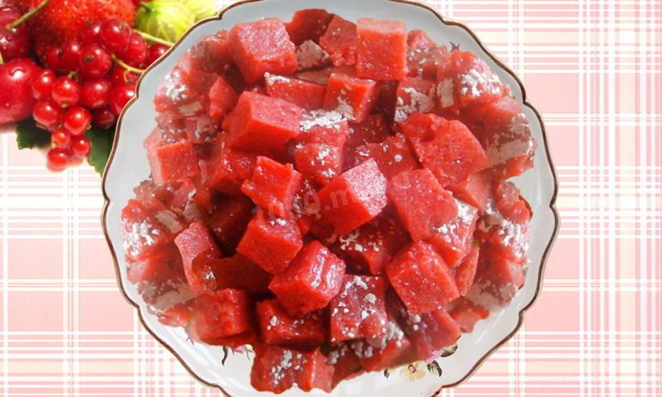 Рецепт желейных конфет из ягодного пюре