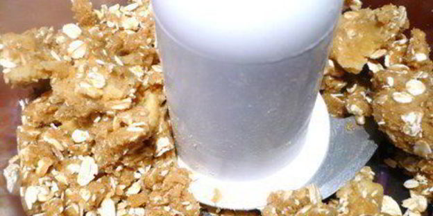 крамбл из ревеня