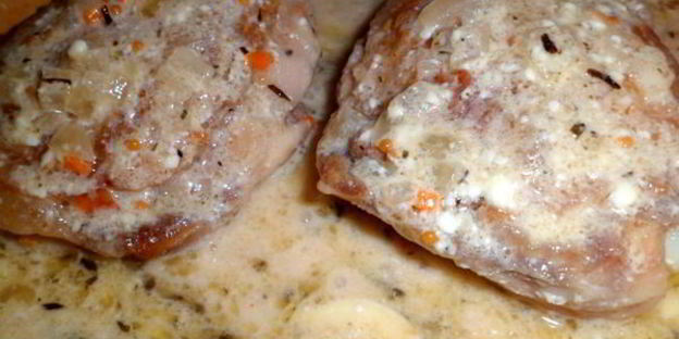 бедрышки в кремово-горчичном соусе