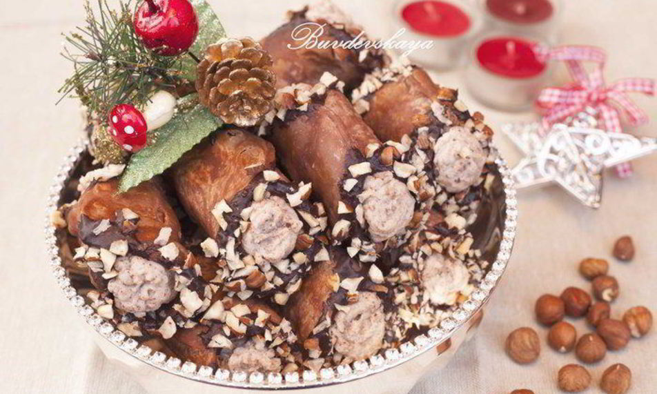 Рецепт каннолей с каштановым кремом