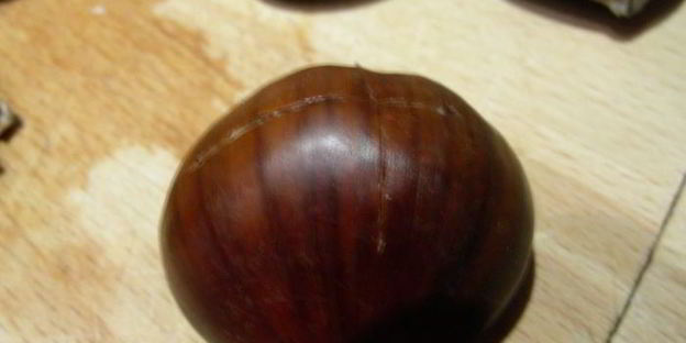 каштаны с кофейным кремом