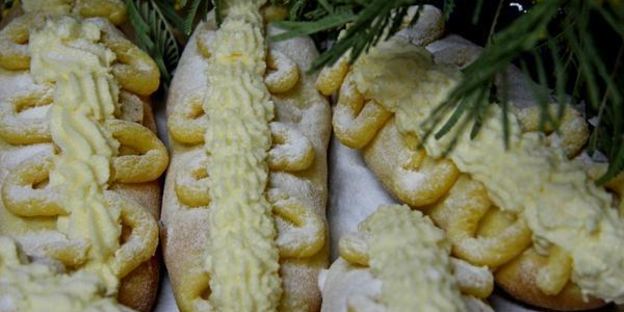 китайские булочки со сливочным кремом