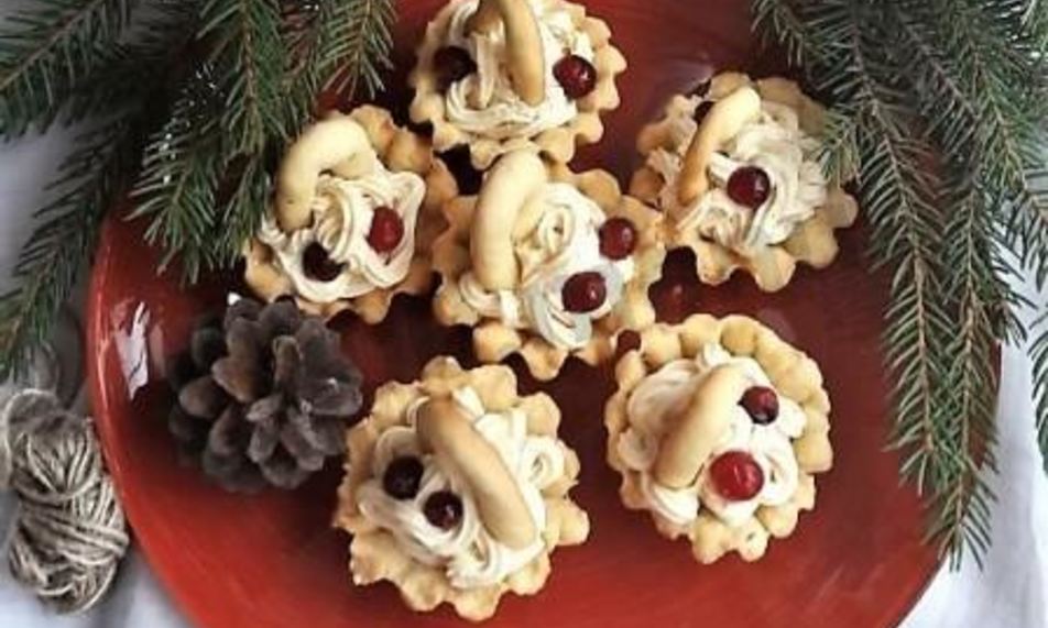 Рецепт корзинок из песочного теста с кремом заварным