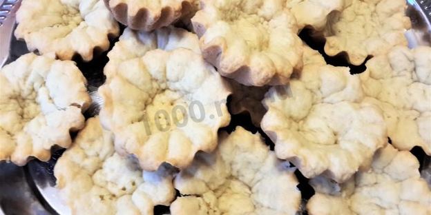 корзинки из песочного теста с кремом заварным