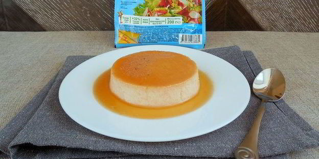 крабовый крем-карамель