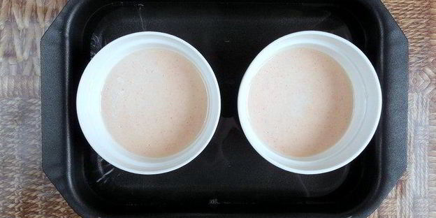 крабовый крем-карамель