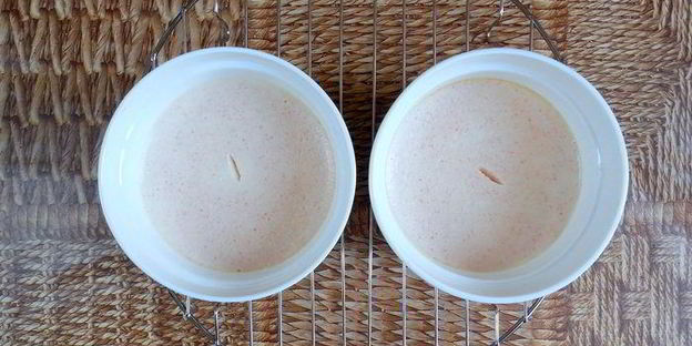 крабовый крем-карамель