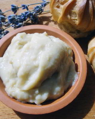 Лавандовый заварной крем