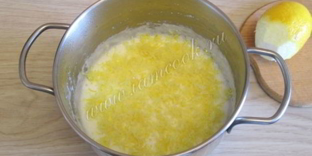 лимонный крем для торта