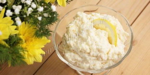 лимонный крем для торта