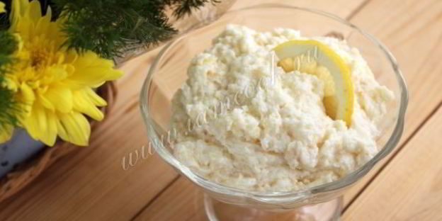 лимонный крем для торта