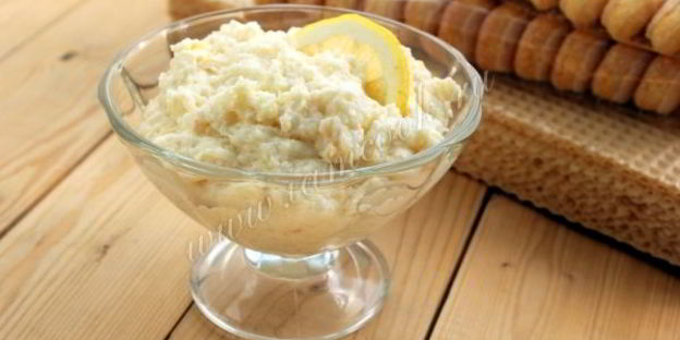 лимонный крем для торта