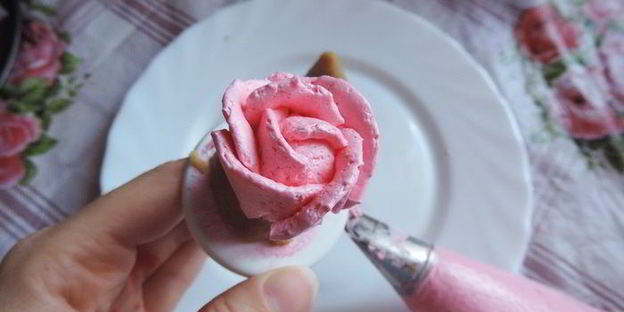 масляно-белковый крем для оформления