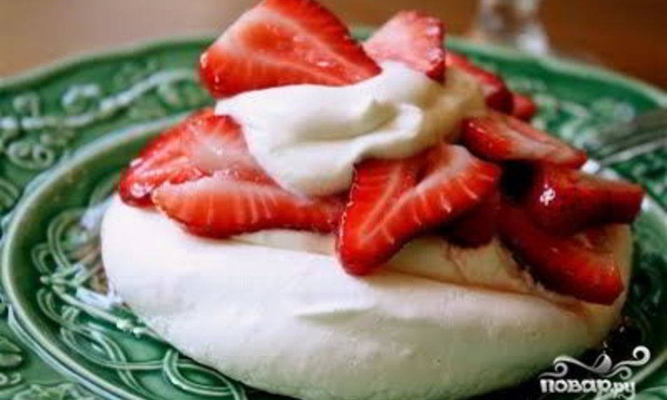 Рецепт меренг с кремом