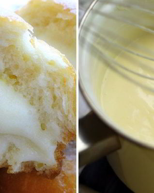 Пончики с заварным кремом