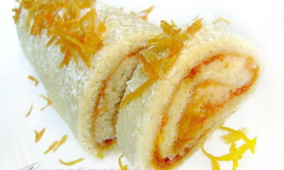 Рецепт рулета с цитрусовым кремом янтарь