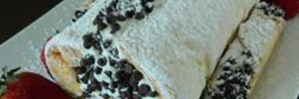 Рулет с творожным кремом