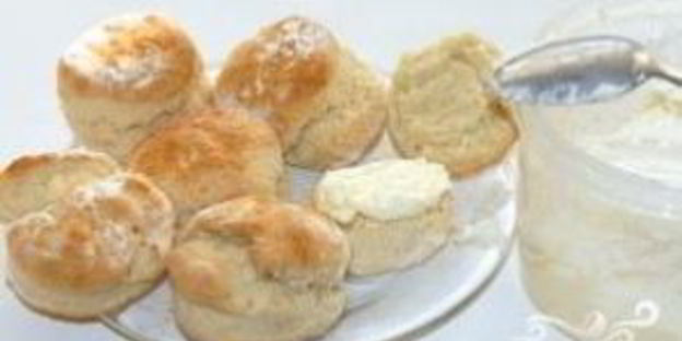 сконы со сливочным кремом