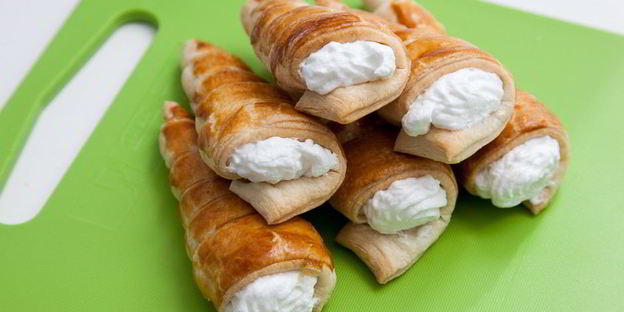 трубочки с белковым кремом