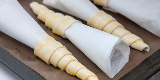 трубочки с белковым кремом