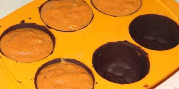 тыквенный крем чиз с маршмеллоу в шоколаде на halloween