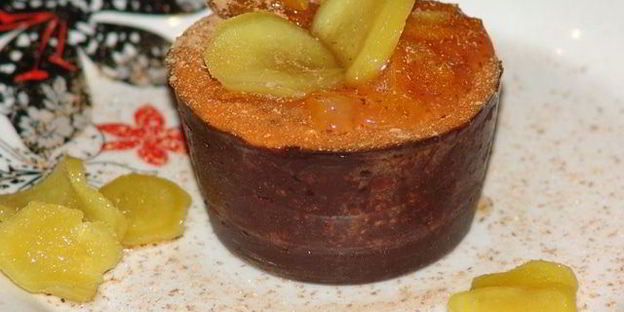 тыквенный крем чиз с маршмеллоу в шоколаде на halloween