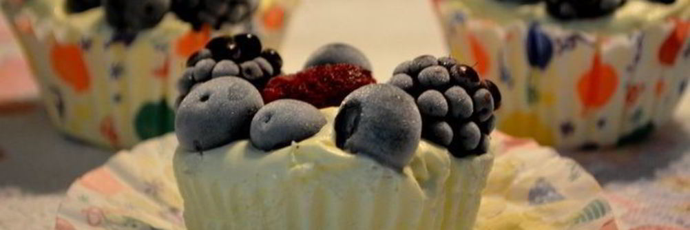 Ягодный замороженный крем