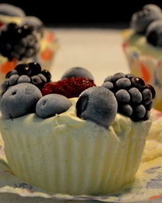 Ягодный замороженный крем