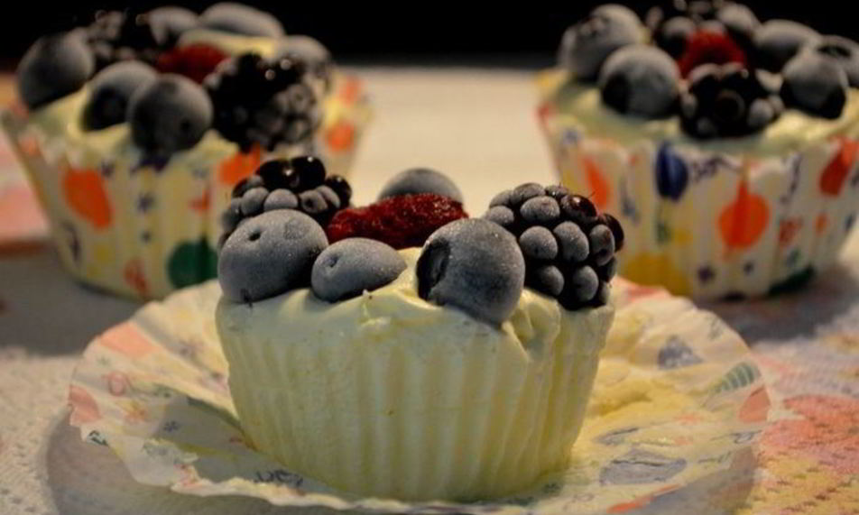 Рецепт ягодного замороженного крема