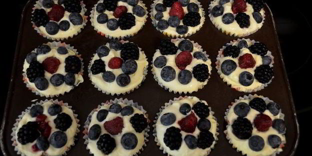 ягодный замороженный крем