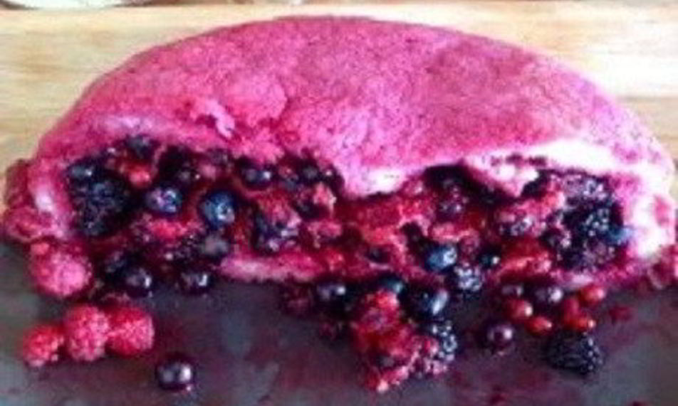 Рецепт летнего пудинга с ягодами