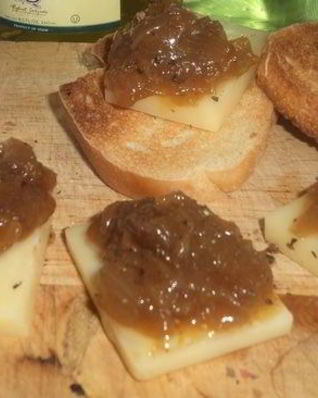 Белый луковый мармелад