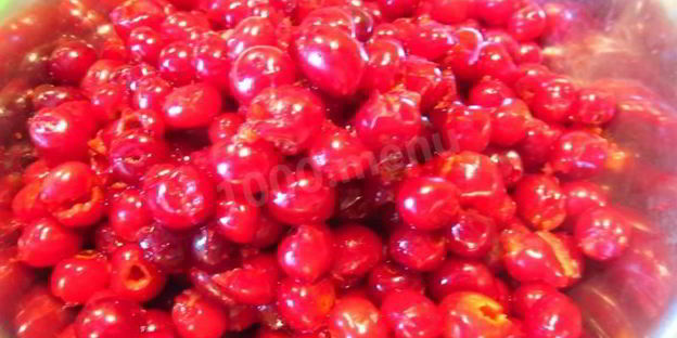 домашний мармелад из вишни