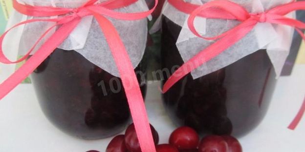 домашний мармелад из вишни