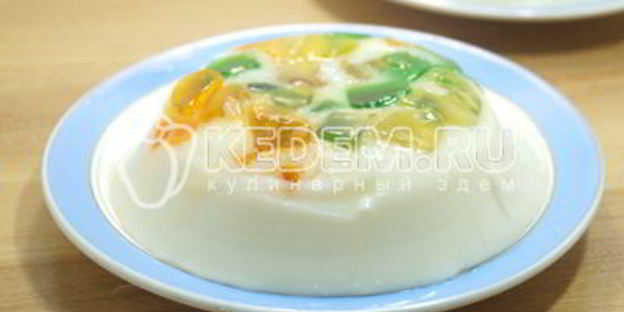 мармелад-сливочный десерт на пасху