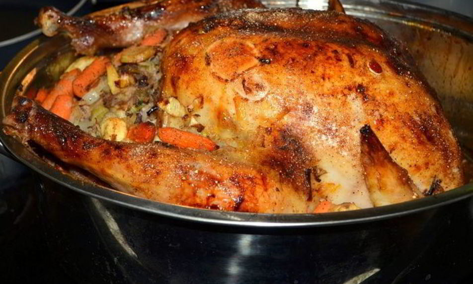 Рецепт праздничной индюшки в мармеладной глазури