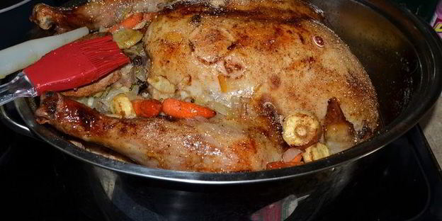 праздничная индюшка в мармеладной глазури