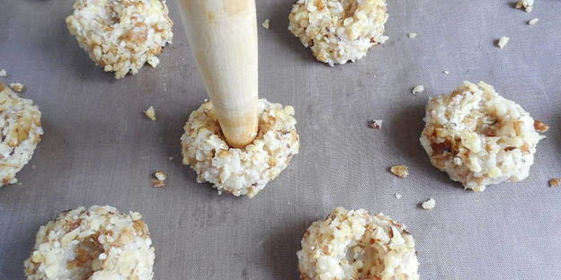 ризотто-трюфели с луковым мармеладом