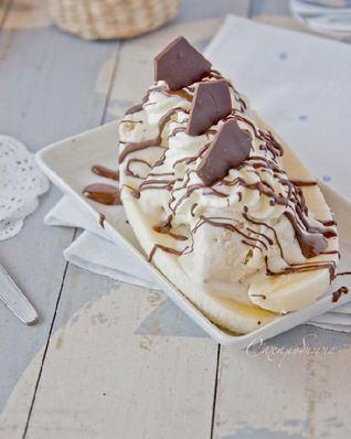 Банановое мороженое без мороженицы и Banana Split